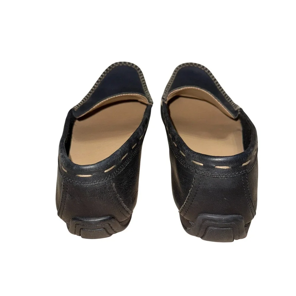 EUC Frye & Co Men's Lewis Venetian Black Leather Loafer Size 10